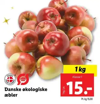 Lidl Danske økologiske æbler tilbud