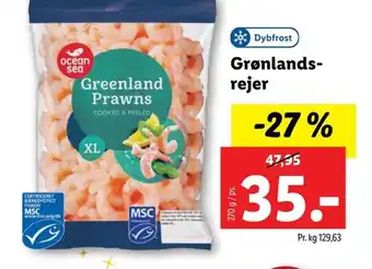 Lidl Grønlands- rejer tilbud