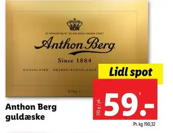 Lidl Anthon Berg guldæske tilbud