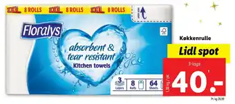 Lidl Køkkenrulle tilbud