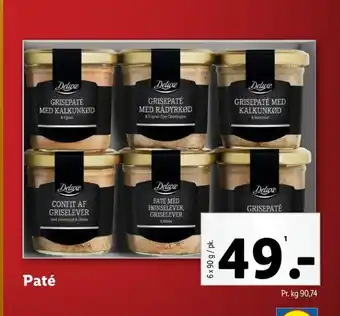 Lidl Deluxe Paté tilbud