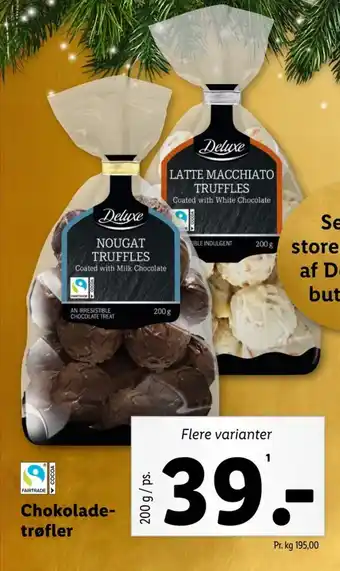 Lidl Deluxe Chokolade-trøfler tilbud