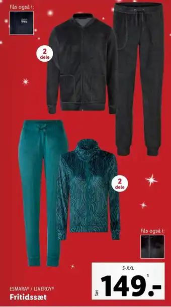 Lidl ESMARA / LIVERGY® Fritidssæt tilbud