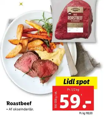 Lidl Roastbeef tilbud