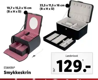 Lidl ESMARAⓇ Smykkeskrin tilbud