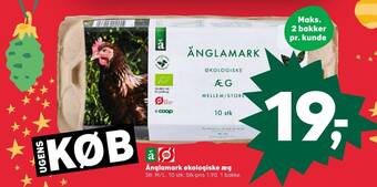 SuperBrugsen Änglamark økologiske æg tilbud