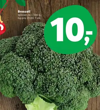 SuperBrugsen Broccoli tilbud
