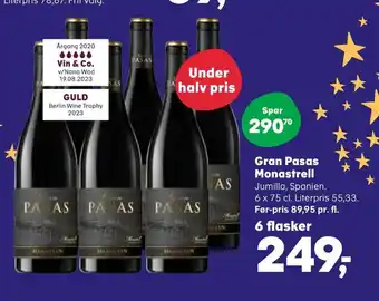 SuperBrugsen Gran Pasas Monastrell tilbud