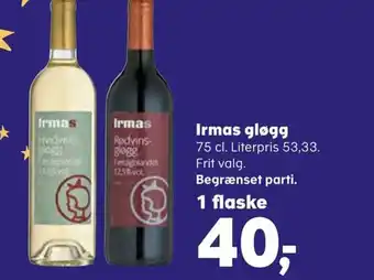 SuperBrugsen Irmas gløgg tilbud