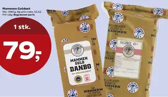 Kvickly Mammen Guldost 1390 g. tilbud