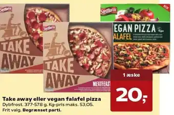 Kvickly Take Away Eller Vegan Falafel Pizza 377-578g tilbud