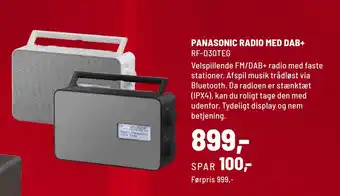 Panasonic Center Panasonic radio med dab+ tilbud