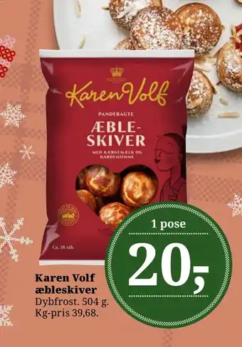 Dagli'Brugsen Karen volf æbleskiver tilbud