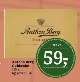 Dagli'Brugsen Anthon berg guldæske tilbud