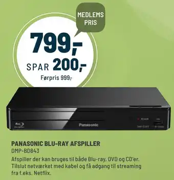 Panasonic Center Panasonic blu-ray afspiller tilbud