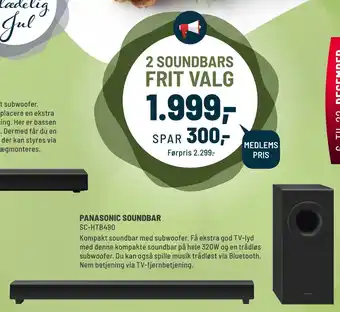 Panasonic Center Panasonic soundbar tilbud