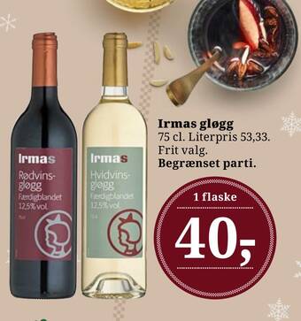 Dagli'Brugsen Irmas gløgg tilbud