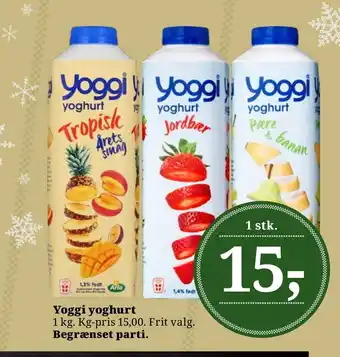Dagli'Brugsen Yoggi yoghurt tilbud