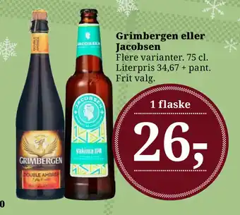 Dagli'Brugsen Grimbergen eller jacobsen tilbud