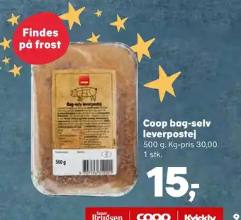 Kvickly Coop bag-selv leverpostej tilbud