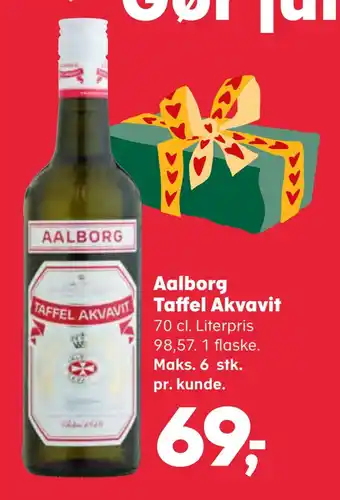 Kvickly Aalborg taffel akvavit tilbud