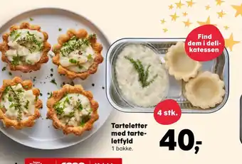 Tarteletter med tarteletfyld