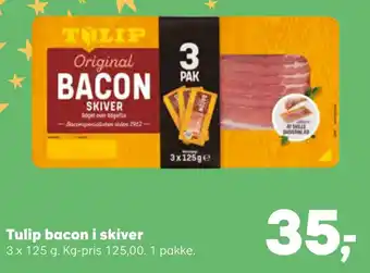 SuperBrugsen Tulip bacon i skiver tilbud