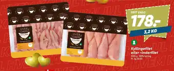 Bilka Kyllingefilet eller -inderfilet tilbud