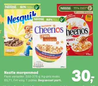 Nestle morgenmad
