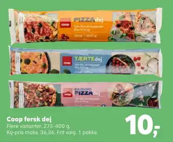 SuperBrugsen Coop fersk dej tilbud