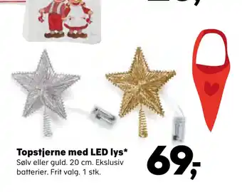 SuperBrugsen Topstjerne med led lys tilbud