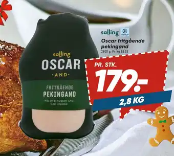 Bilka Oscar fritgående pekingand tilbud