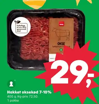 SuperBrugsen Hakket oksekød 7-10% tilbud