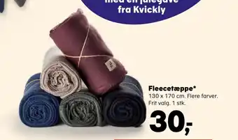 Fleecetæppe