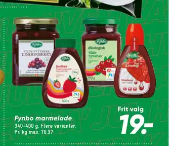 Bilka Fynbo marmelade tilbud