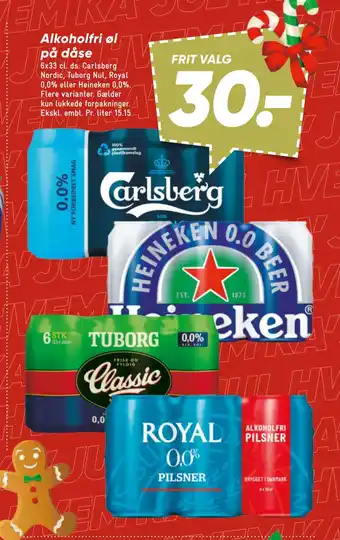 Alkoholfri øl på dåse