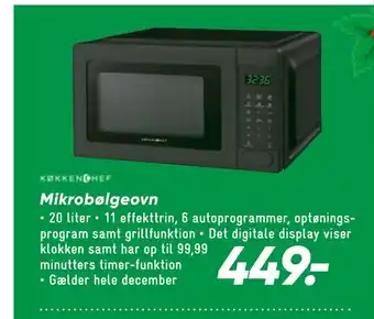Bilka Mikrobølgeovn tilbud