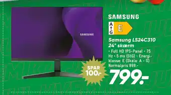 Bilka Samsung ls24c310 24 skærm tilbud