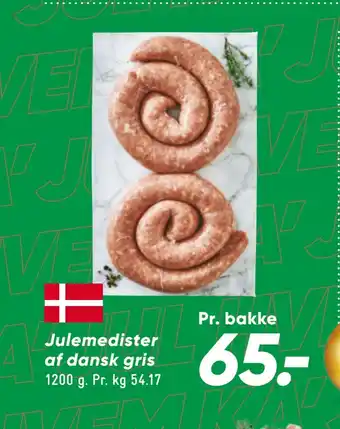 Bilka Julemedister af dansk gris tilbud