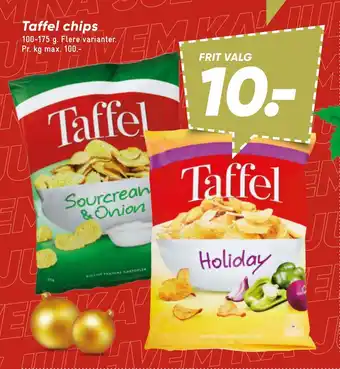 Bilka Taffel chips tilbud
