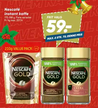 Nescafé instant kaffe