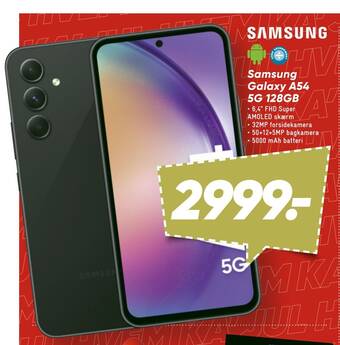 Bilka Samsung galaxy a54 5g 128gb tilbud