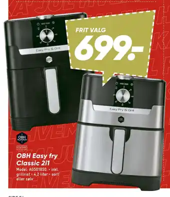 Bilka Obh easy fry classic 2i1 tilbud