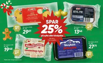 Bilka Spar 25% på sylte eller blodpølse tilbud