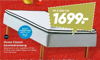 Bilka Huma classic boxmadrasseng tilbud