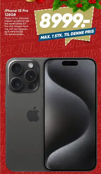 Bilka Iphone 15 pro 128gb tilbud