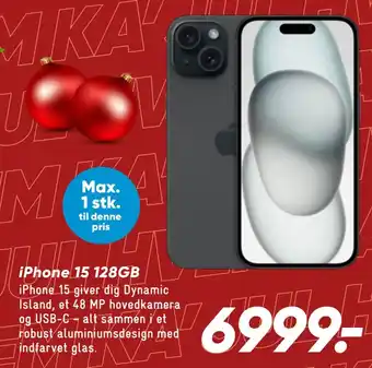Bilka Iphone 15 128gb tilbud