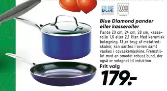 Bilka Blue diamond pander eller kasseroller tilbud