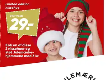 Bilka Limited edition nissehue tilbud