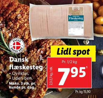 Lidl Dansk flæskesteg tilbud